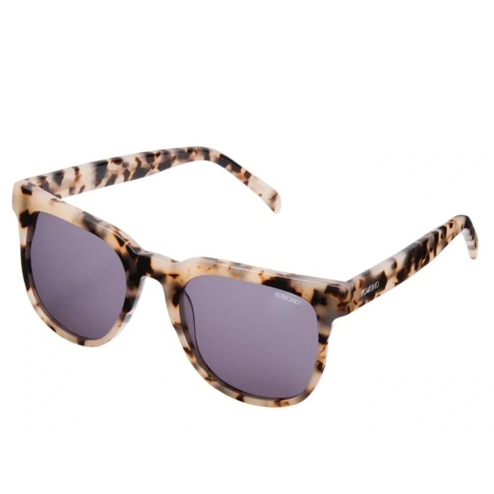 New KOMONO sunglasses Riviera Ivory Demi brown cream tortoise